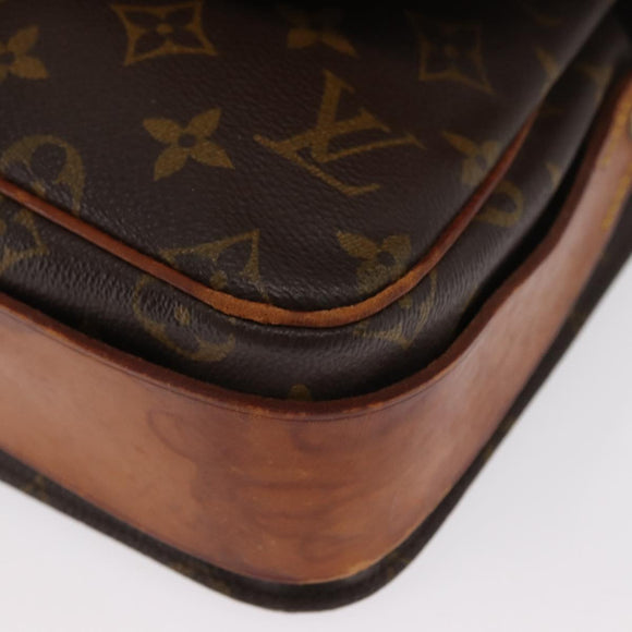 LOUIS VUITTON Monogram Cartouchiere MM Shoulder Bag M51253 LV Auth ka2138