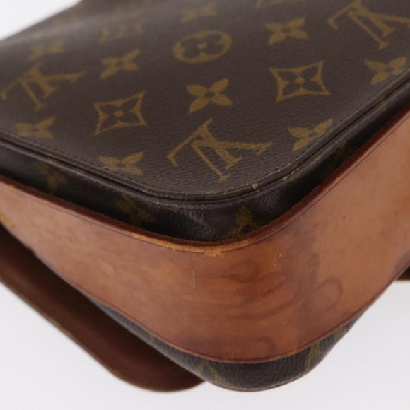 LOUIS VUITTON Monogram Cartouchiere MM Shoulder Bag M51253 LV Auth ka2138