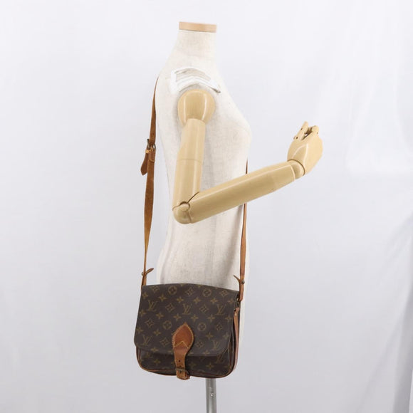 LOUIS VUITTON Monogram Cartouchiere MM Shoulder Bag M51253 LV Auth ka2138