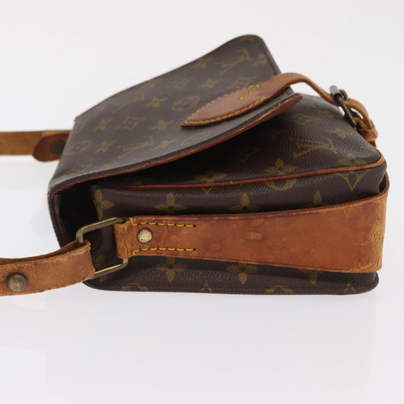 LOUIS VUITTON Monogram Cartouchiere MM Shoulder Bag M51253 LV Auth ka2138