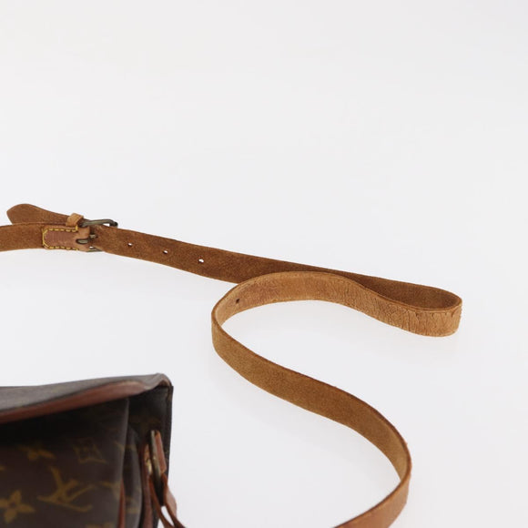 LOUIS VUITTON Monogram Cartouchiere MM Shoulder Bag M51253 LV Auth ka2138