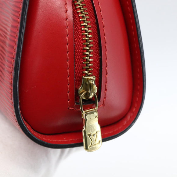 LOUIS VUITTON Epi Dauphine PM Pouch Castilian Red M48447 LV Auth ka2148