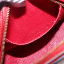 LOUIS VUITTON Epi Dauphine PM Pouch Castilian Red M48447 LV Auth ka2148-11