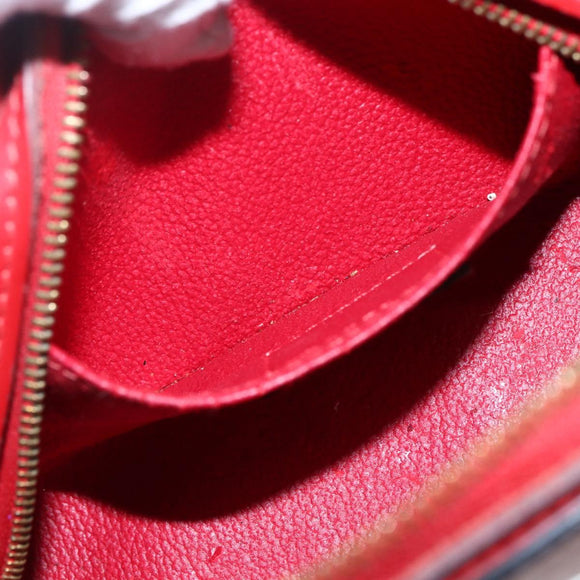 LOUIS VUITTON Epi Dauphine PM Pouch Castilian Red M48447 LV Auth ka2148