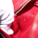 LOUIS VUITTON Epi Dauphine PM Pouch Castilian Red M48447 LV Auth ka2148-12
