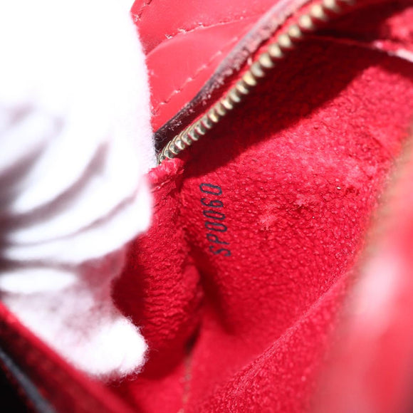 LOUIS VUITTON Epi Dauphine PM Pouch Castilian Red M48447 LV Auth ka2148