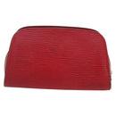LOUIS VUITTON Epi Dauphine PM Pouch Castilian Red M48447 LV Auth ka2148-2