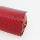 LOUIS VUITTON Epi Dauphine PM Pouch Castilian Red M48447 LV Auth ka2148-7