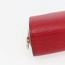 LOUIS VUITTON Epi Dauphine PM Pouch Castilian Red M48447 LV Auth ka2148-14
