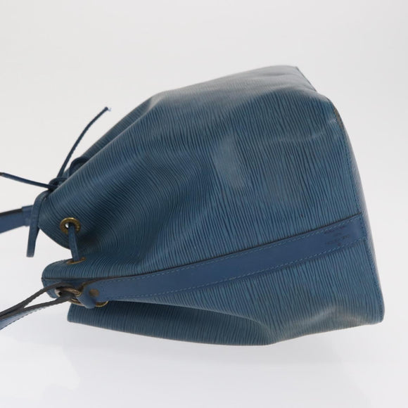 LOUIS VUITTON Epi Petit Noe Shoulder Bag Blue M44105 LV Auth ka2153