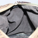 FENDI Zucchino Canvas Hand Bag Beige Gold Auth ka2154-21