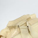 PRADA Backpack Nylon Ivory Silver Auth ka2156-7