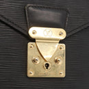 LOUIS VUITTON Epi Porte Documents Bandouliere Briefcase Black M54462 Auth ka2157-18