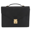 LOUIS VUITTON Epi Porte Documents Bandouliere Briefcase Black M54462 Auth ka2157-13