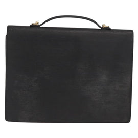 LOUIS VUITTON Epi Porte Documents Bandouliere Briefcase Black M54462 Auth ka2157 - 0