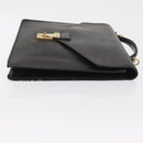 LOUIS VUITTON Epi Porte Documents Bandouliere Briefcase Black M54462 Auth ka2157-3