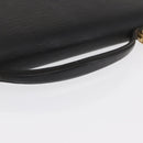 LOUIS VUITTON Epi Porte Documents Bandouliere Briefcase Black M54462 Auth ka2157-7