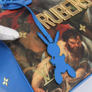 LOUIS VUITTON Masters Collection RUBENS Speedy 30 Bag Blue M43305 Auth ka215SM-18