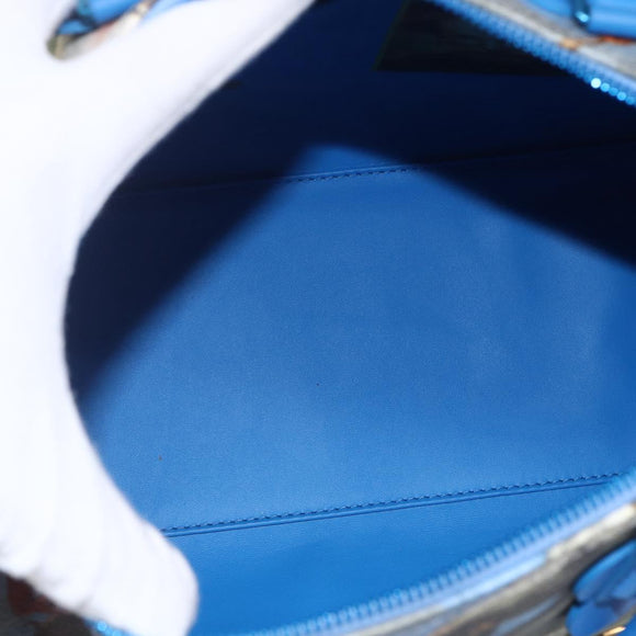 LOUIS VUITTON Masters Collection RUBENS Speedy 30 Bag Blue M43305 Auth ka215SM