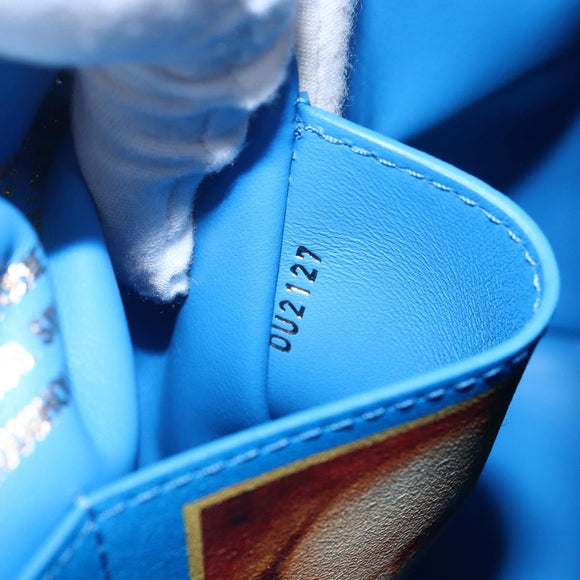 LOUIS VUITTON Masters Collection RUBENS Speedy 30 Bag Blue M43305 Auth ka215SM