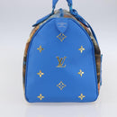 LOUIS VUITTON Masters Collection RUBENS Speedy 30 Bag Blue M43305 Auth ka215SM-3
