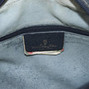 GUCCI GG Supreme Sherry Line Shoulder Bag PVC Navy Gold 68 02 005 Auth ka216-21