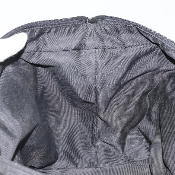 GUCCI GG Canvas Web Sherry Line Hand Bag Black 131230 Auth ka2166