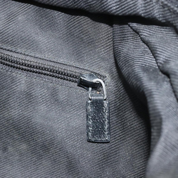 GUCCI GG Canvas Web Sherry Line Hand Bag Black 131230 Auth ka2166