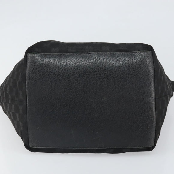 GUCCI GG Canvas Web Sherry Line Hand Bag Black 131230 Auth ka2166