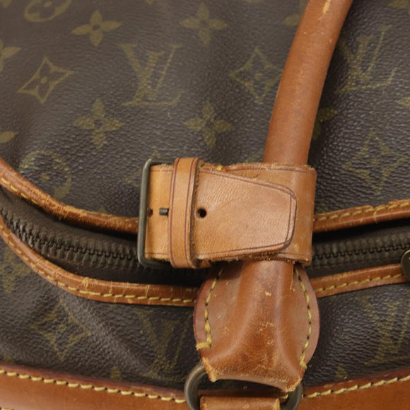 LOUIS VUITTON Monogram Sac Chassour 45 Boston Bag M41922 LV Auth ka2167