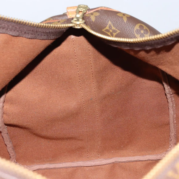 LOUIS VUITTON Monogram Keepall Bandouliere 60 Boston Bag M41412 LV Auth ka2170