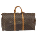LOUIS VUITTON Monogram Keepall Bandouliere 60 Boston Bag M41412 LV Auth ka2170-2