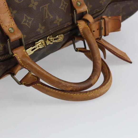 LOUIS VUITTON Monogram Keepall Bandouliere 60 Boston Bag M41412 LV Auth ka2170
