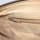 GUCCI GG Supreme Web Sherry Line Hand Bag PVC Beige Gold 24 012 3842 Auth ka2171-20