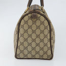GUCCI GG Supreme Web Sherry Line Hand Bag PVC Beige Gold 24 012 3842 Auth ka2171-4