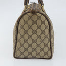 GUCCI GG Supreme Web Sherry Line Hand Bag PVC Beige Gold 24 012 3842 Auth ka2171-5