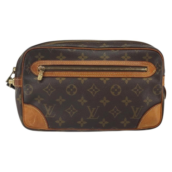 LOUIS VUITTON Monogram Marly Dragonne GM Clutch Bag M51825 LV Auth ka2175
