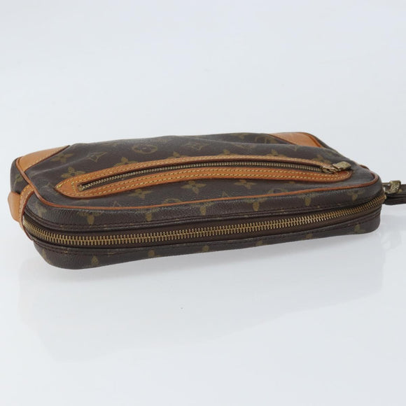 LOUIS VUITTON Monogram Marly Dragonne GM Clutch Bag M51825 LV Auth ka2175