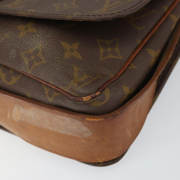 LOUIS VUITTON Monogram Cartouchiere GM Shoulder Bag Vintage M51252 Auth ka2176