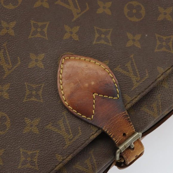 LOUIS VUITTON Monogram Cartouchiere GM Shoulder Bag Vintage M51252 Auth ka2176