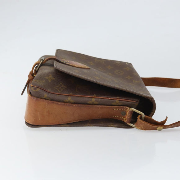 LOUIS VUITTON Monogram Cartouchiere GM Shoulder Bag Vintage M51252 Auth ka2176