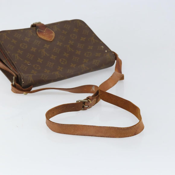 LOUIS VUITTON Monogram Cartouchiere GM Shoulder Bag Vintage M51252 Auth ka2176
