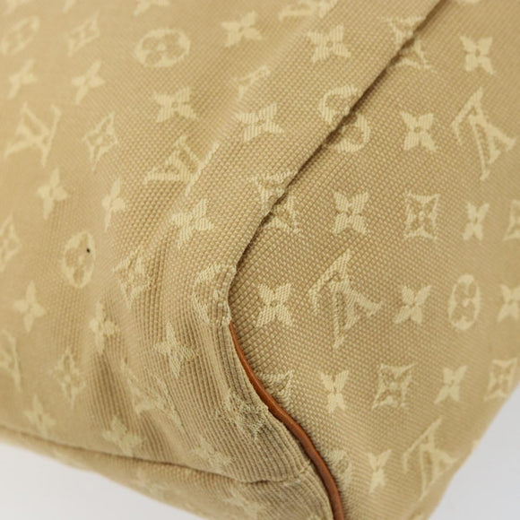 LOUIS VUITTON Monogram Mini Lucille GM Tote Bag Beige M92683 LV Auth ka218
