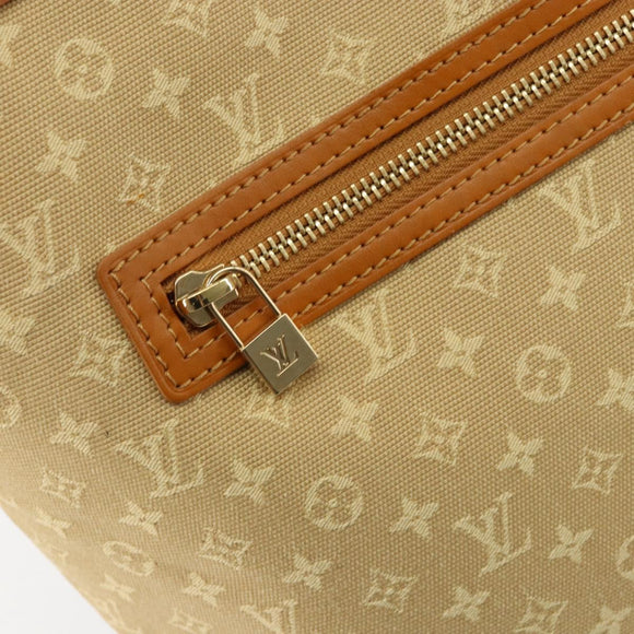LOUIS VUITTON Monogram Mini Lucille GM Tote Bag Beige M92683 LV Auth ka218