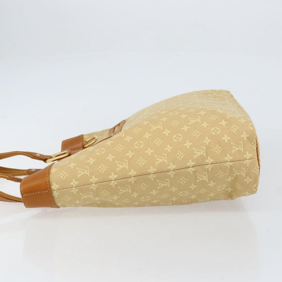 LOUIS VUITTON Monogram Mini Lucille GM Tote Bag Beige M92683 LV Auth ka218