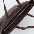 GUCCI GG Implementation Tote Bag PVC Bordeaux 211137 Auth ka2183-6