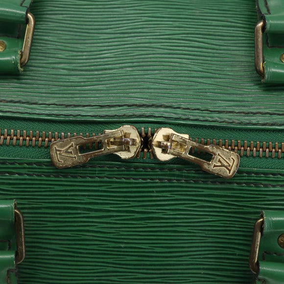 LOUIS VUITTON Epi Keepall 55 Boston Bag Grün M42954 LV Auth ka2185
