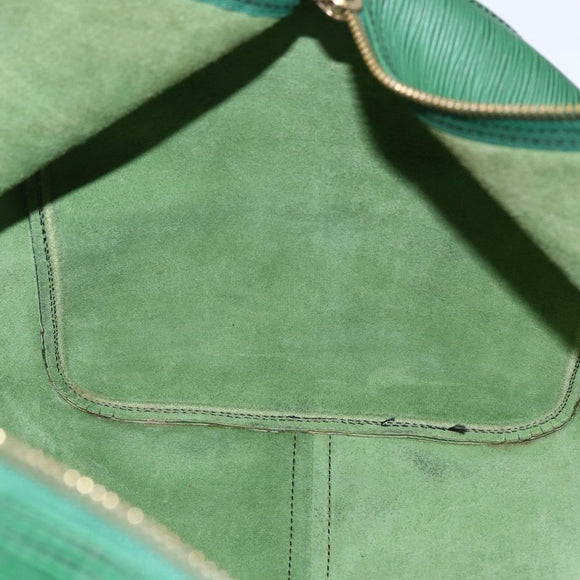 LOUIS VUITTON Epi Keepall 55 Boston Bag Grün M42954 LV Auth ka2185
