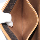 Christian Dior Honeycomb Canvas Chain Shoulder Bag PVC Black Gold Auth ka2188-20