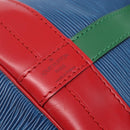 LOUIS VUITTON Epi Tricolor Noe Shoulder Bag Blue Red Green M44082 LV Auth ka219-17